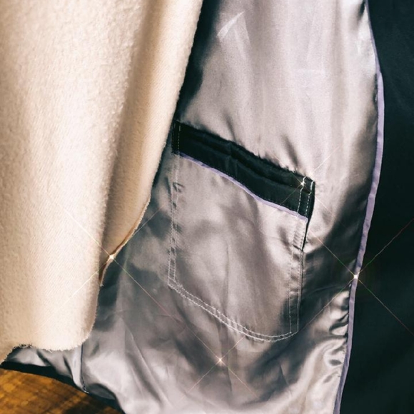 NWT Calvin Klein black trench coat with hood - Picture 6 of 9